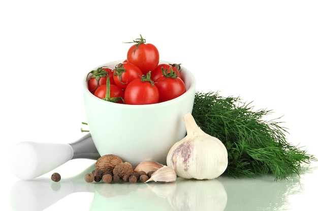 Fresh ingredients on a kitchen table